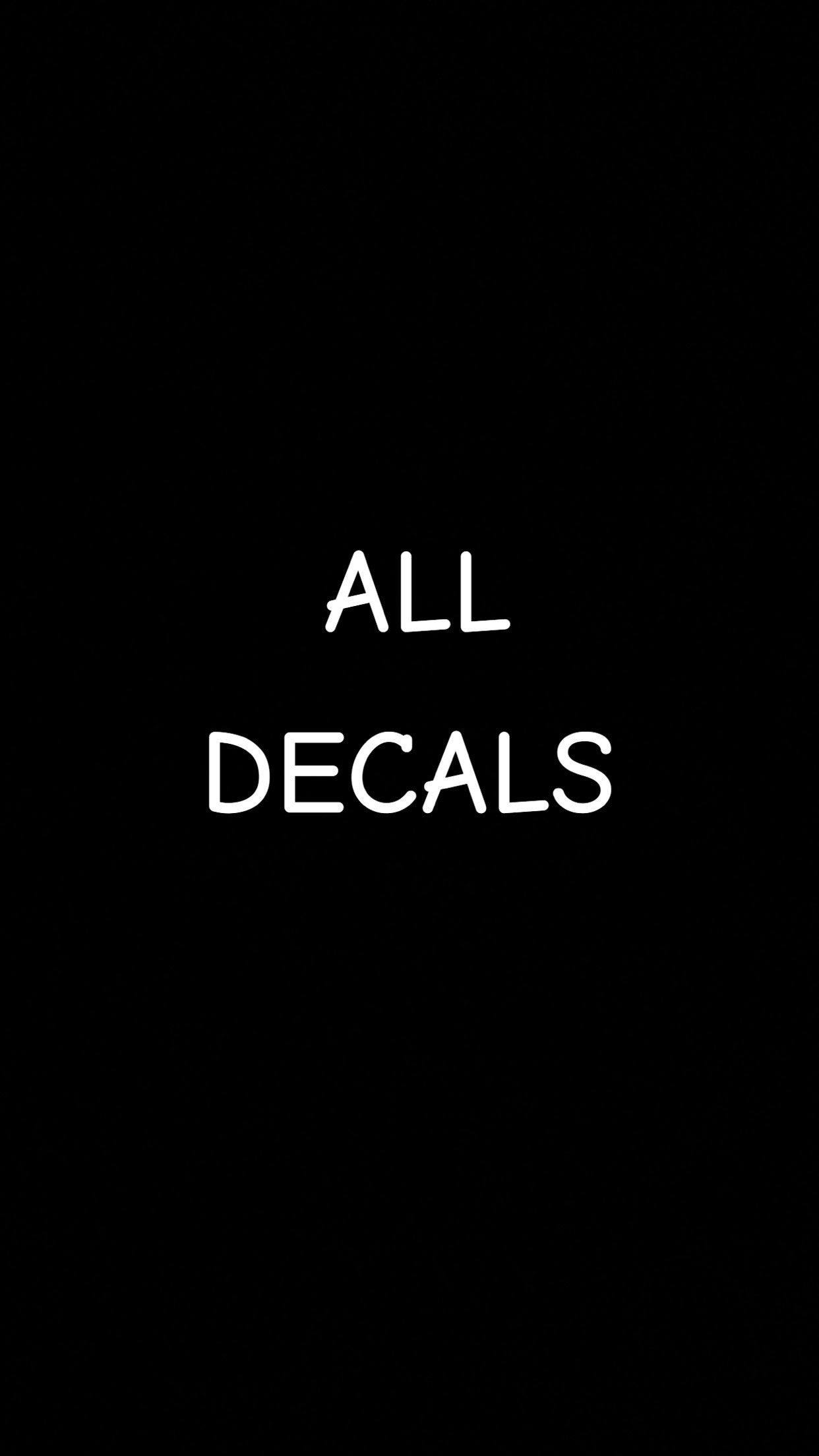 All Decals